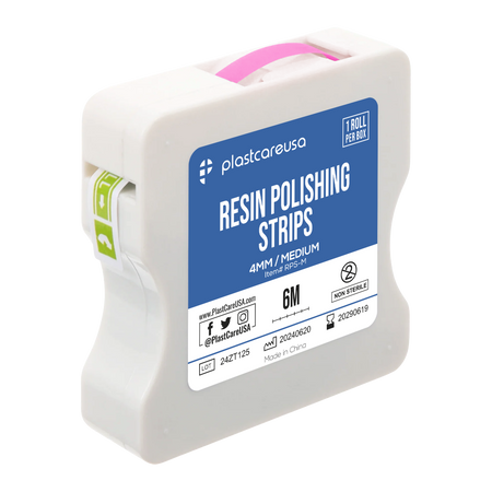 Medium Grit Dental Polishing Strips 4mm x 6M Resin File Kit | DoctorSupplies.com