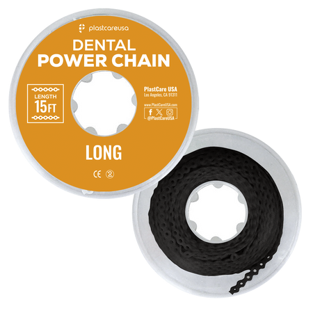Dental Power Chain (Long) 15 ft - Orthodontic Elastic Chain - front view | DoctorSupplies.com