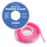 Dental Power Chain (Closed) – 15 ft Orthodontic Elastic Chain - back view | DoctorSupplies.com