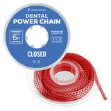 Dental Power Chain (Closed) – 15 ft Orthodontic Elastic Chain - front view | DoctorSupplies.com