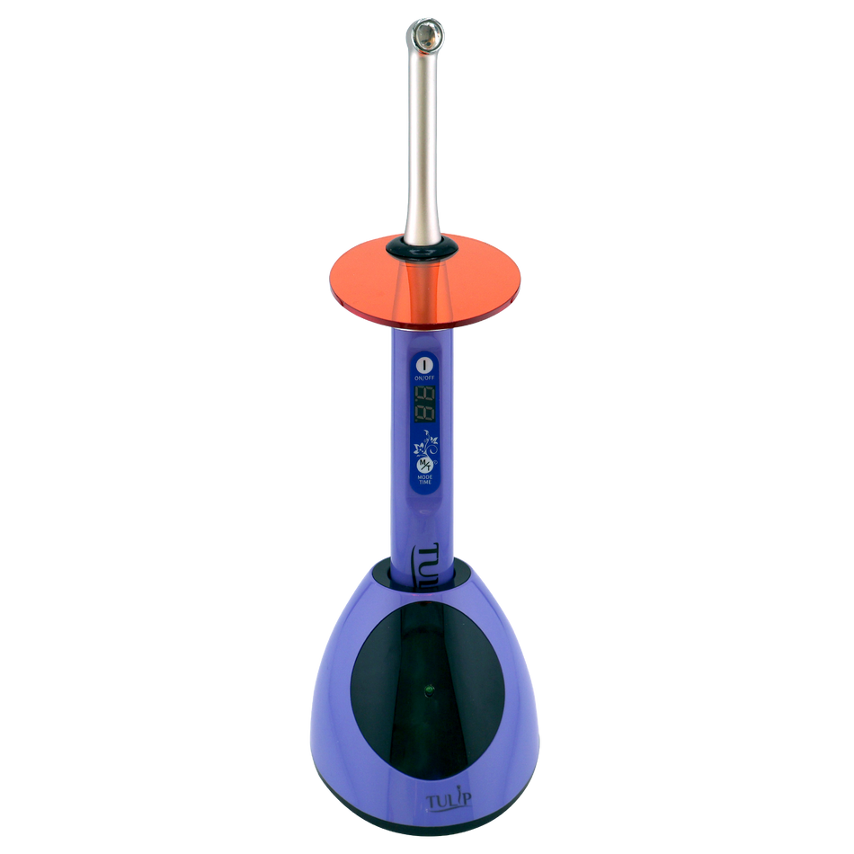 Tulip LED Dental Curing Light – 1 Second, 2400 mW/cm², Purple | DoctorSupplies.com
