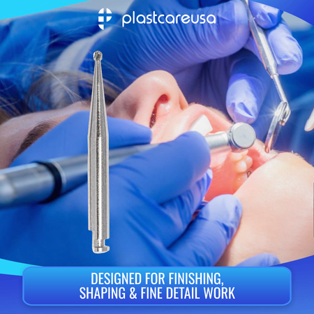 RA 2 Carbide Burs 100 Pack - Latch Type for Slow Speed - packaging | DoctorSupplies.com