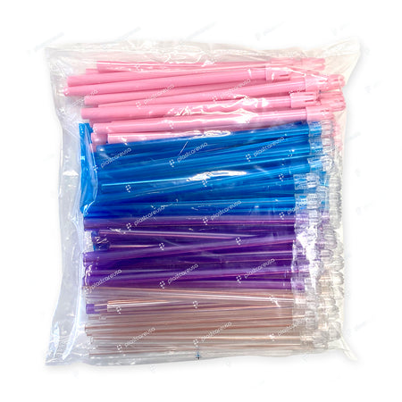 100 Assorted Rainbow Saliva Ejectors by PlastCare USA - view 9 | DoctorSupplies.com