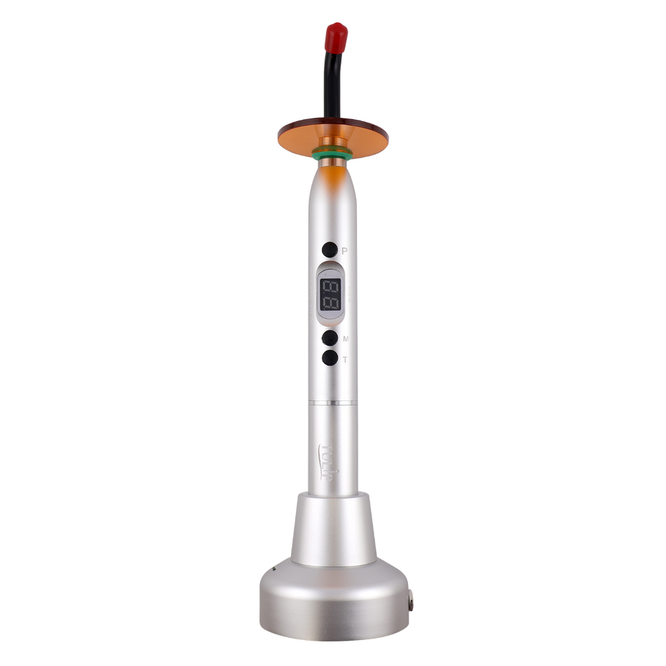 Tulip Cordless LED Dental Curing Light 1200mW/cm² Stainless Steel | DoctorSupplies.com