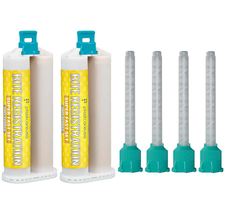 4 Tips + 2 Super Fast Set Bite Registration Material (Unflavored) | DoctorSupplies.com