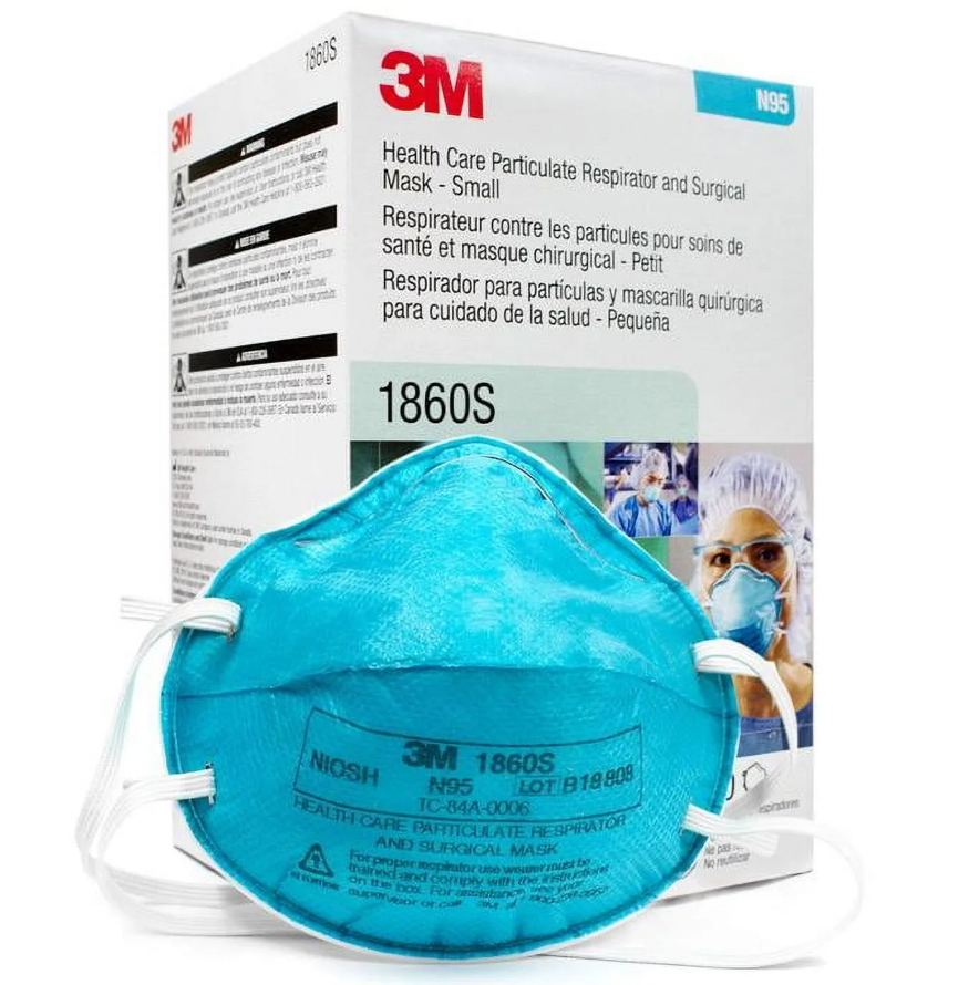 3M 1860S N95 Surgical Respirator Small Size Box of 20 | DoctorSupplies.com
