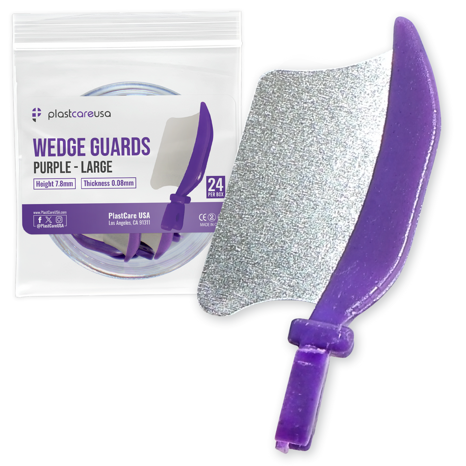 Purple Wedge Guards – Large Dental Protective Shield (24/Box) | DoctorSupplies.com