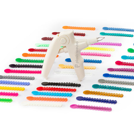 Orthodontic Ligature Gun & 1040 Elastic Bands Kit | DoctorSupplies.com