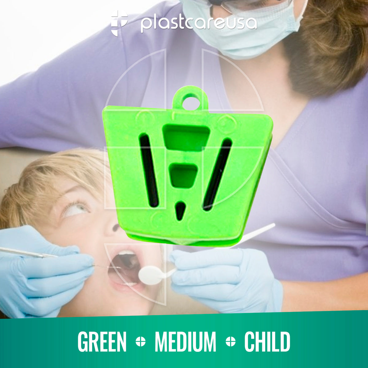 10 x Bite Block Autoclavable Silicone Mouth Props (Medium - Green) - My DDS Supply
