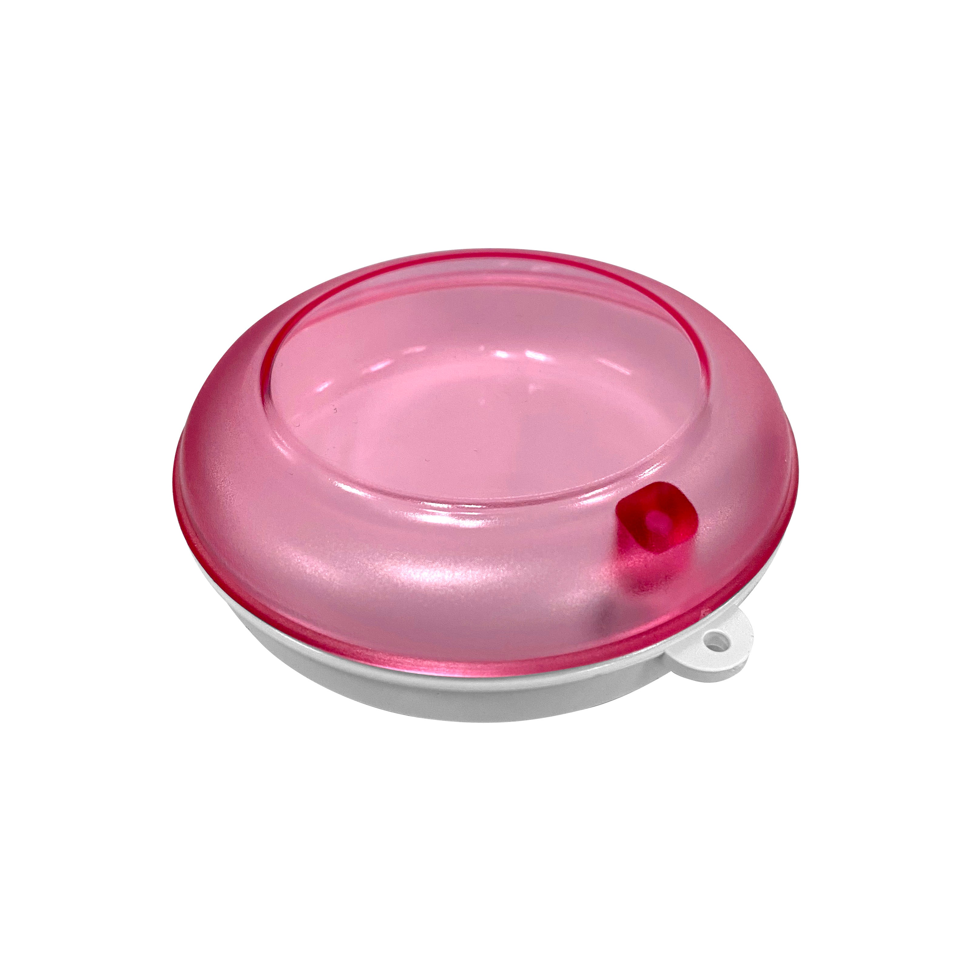 Pink Invisalign Case | Individually Sealed Aligner Storage - back view | DoctorSupplies.com