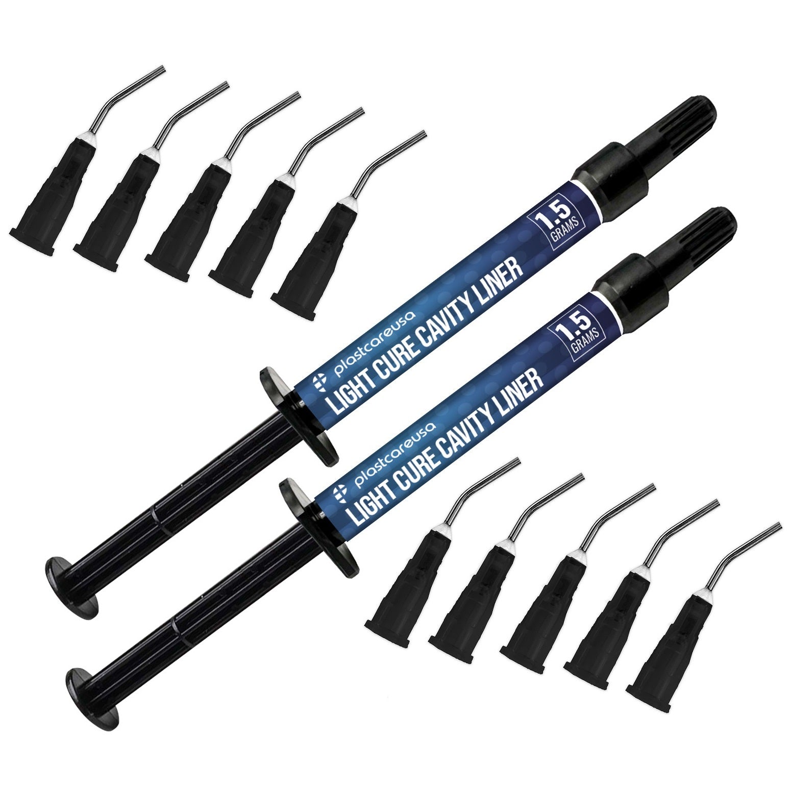 Light Cure Cavity Liner Syringe 1.5g + 10 Applicator Tips | DoctorSupplies.com