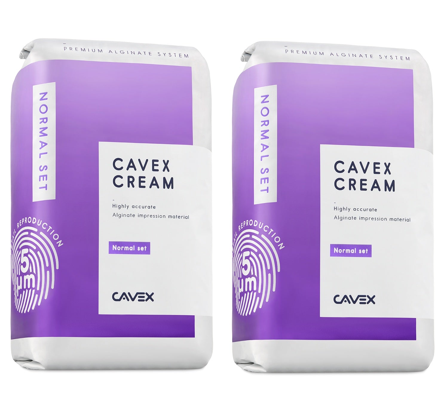 Cavex Cream Alginate 500g Pack of 2 – Dust-Free, 5µm Detail | DoctorSupplies.com
