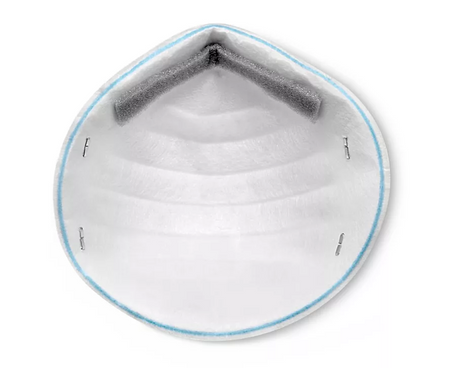 3M 1860S N95 Surgical Respirator Small Size Box of 20 - side view | DoctorSupplies.com