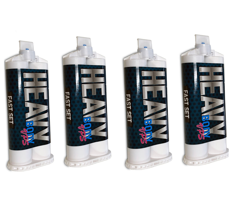4 x VPS Heavy Body Fast Set Impression Material 50 mL Cartridges, Dental PVS | DoctorSupplies.com