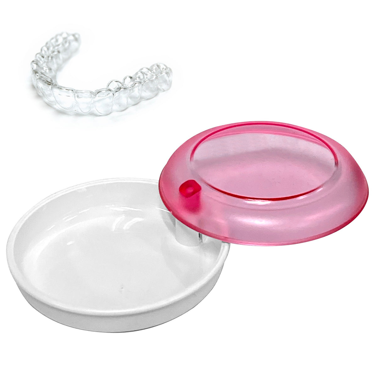 Pink Invisalign Case | Individually Sealed Aligner Storage | DoctorSupplies.com