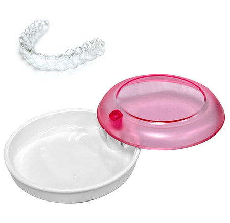 Pink Invisalign Case | Individually Sealed Aligner Storage | DoctorSupplies.com