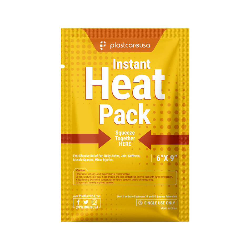 6x9 Instant Heat Packs - Pain Relief (Case of 25) | DoctorSupplies.com