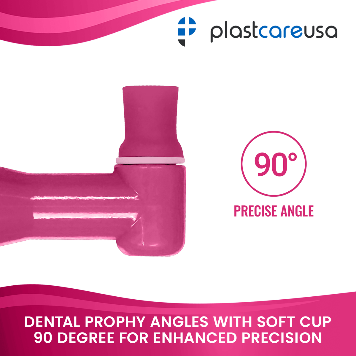 Prophy Angles Soft Cup Disposable Latex-Free (Box of 100) - side view | DoctorSupplies.com