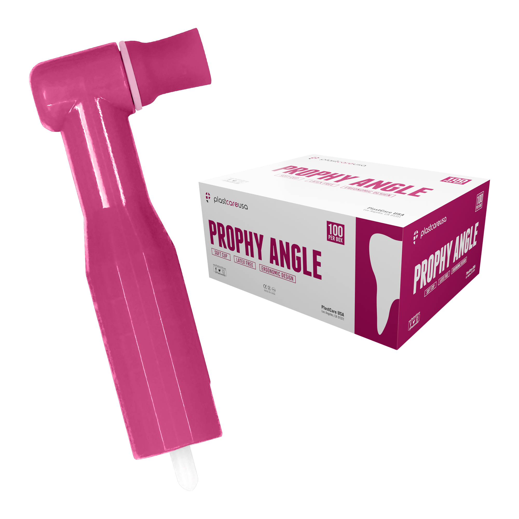 Prophy Angles Soft Cup Disposable Latex-Free (Box of 100) | DoctorSupplies.com