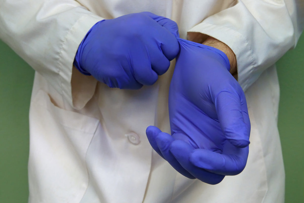 3000 Small Aurelia Sonic-300 Blue Nitrile 2.2 mil Powder Free Examination Gloves (10 Boxes) - My DDS Supply