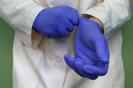 Aurelia Sonic-300 Blue Nitrile Exam Gloves 3000ct (10 Boxes) - packaging | DoctorSupplies.com
