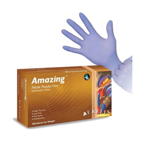 Aurelia Amazing Nitrile Exam Gloves 300/Box - Powder-Free | DoctorSupplies.com