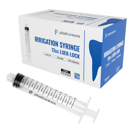 12ml Luer Lock Syringes Non-Sterile (100/Box) | Dental Medical | DoctorSupplies.com