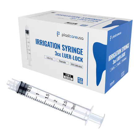3ml Luer Lock Syringes Non-Sterile (100/Box) - Dental | DoctorSupplies.com