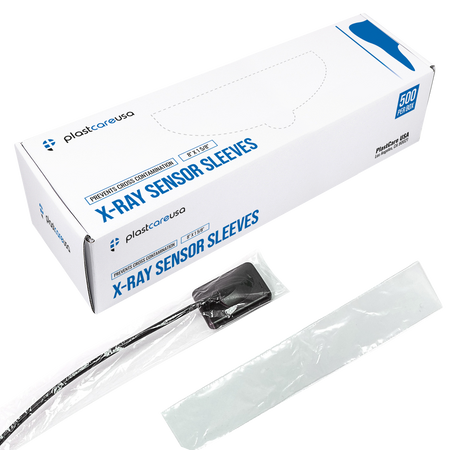 Digital X-Ray Sensor Cover Sleeves 8" x 1 5/8" (Box of 500) | DoctorSupplies.com