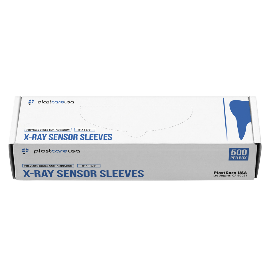 Digital X-Ray Sensor Sleeves 8" x 1 5/8" (500 Count) - front view | DoctorSupplies.com
